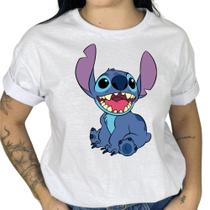 Camiseta Feminina Lilo Stich Personalizada Cores Variadas Extra Chamativas Confortavel