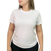 Camiseta Feminina Lisa 100% Algodão Básica