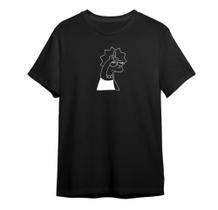 Camiseta Feminina Lisa Simpson L” Baby Look 100% Algodão Camiseta Feminina Lisa Simpson L” Baby Look 100% Algodão