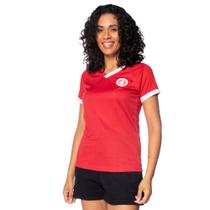 Camiseta Feminina Lotus Inter Gerard Vermelho/Branco Camiseta Feminina Lotus Inter Gerard Vermelho/Branco