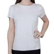 Camiseta Feminina Lunender Viscose Branco - 00350