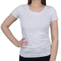 Camiseta Feminina Lunender Viscose Branco - 00369