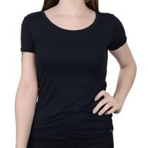 Camiseta Feminina Lunender Viscose Preto - 00369