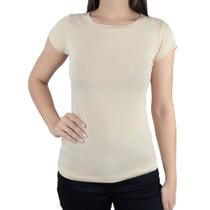 Camiseta Feminina LZT Baby Look Bege Capuccino - 578 Camiseta Feminina LZT Baby Look Bege Capuccino - 578