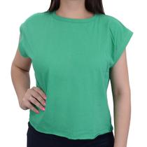 Camiseta Feminina LZT Cropped Verde - 2373