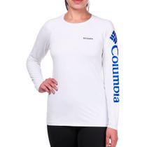 Camiseta Feminina M/L Aurora Branco - Columbia