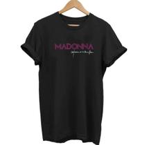 Camiseta Feminina Madonna Camisa Baby Look Algodão