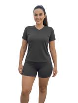 Camiseta Feminina Manga Curta Dryfit Fitness Academia
