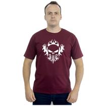 Camiseta Feminina Masculina Caveira Tribal