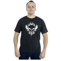 Camiseta Feminina Masculina Caveira Tribal