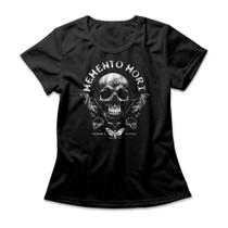 Camiseta Feminina Memento Mori Camiseta Feminina Memento Mori