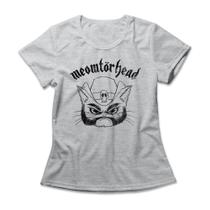 Camiseta Feminina Meowtorhead Studio Geek Camiseta Feminina Meowtorhead Studio Geek