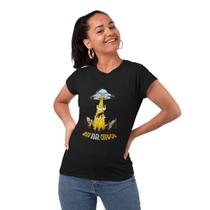 Camiseta Feminina Meu Uber Chegou Preta