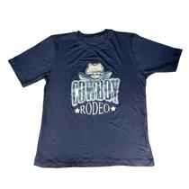 Camiseta Feminina Moda Rodeio Cowboy Cowgirl Modelo Tradicional - Plus 44/46 Camiseta Feminina Moda Rodeio Cowboy Cowgirl Modelo Tradicional - Plus 44/46