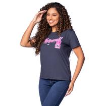 Camiseta Feminina Mormaii Logo Surf Marinho