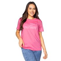 Camiseta Feminina Mormaii Regular Logo Rosa