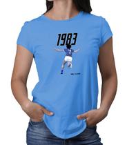 Camiseta Feminina Mundial Tricolor Imortal 1983 - NovoManto