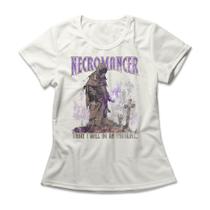Camiseta Feminina Necromancer Studio Geek Camiseta Feminina Necromancer Studio Geek