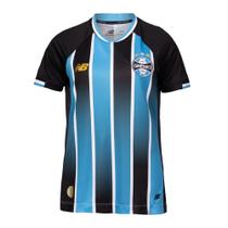 Camiseta Feminina New Balance Grêmio Home Torcedor 2026 Azul
