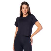 Camiseta Feminina New Balance Infinity Jersey Viscose Preto Camiseta Feminina New Balance Infinity Jersey Viscose Preto