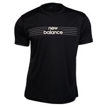 Camiseta Feminina New Balance Performance Preto/branco