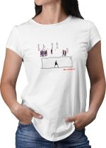 Camiseta Feminina O Terror em Tóquio Título Mundial Tricolor 1992