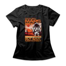 Camiseta Feminina Occupy Mars Studio Geek Camiseta Feminina Occupy Mars Studio Geek