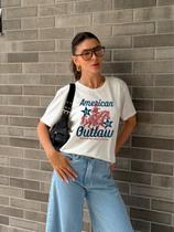 Camiseta Feminina Off White American
