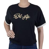 Camiseta Feminina Olho Fatal MC Preta - 60162