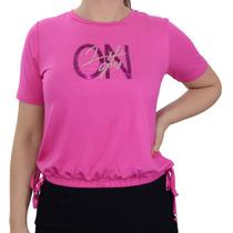 Camiseta Feminina Olho Fatal MC Viscose Fucsia - 601