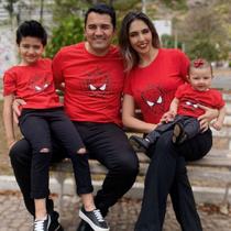 Camiseta Feminina ou Masculino Personalizado Adulto ou Infantil Homem Aranha. Trevix!