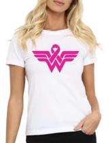 Camiseta Feminina Outubro Rosa Blusa Baby Look