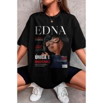 Camiseta feminina oversize algodão estampada para todos os estilos