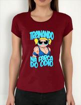 Camiseta Feminina Oversized Estampa Força Do Ódio Lindinha Camiseta Feminina Oversized Estampa Força Do Ódio Lindinha