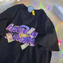 Camiseta Feminina Oversized Harajuku Kawaii - Estampa de Frutas - Manga Curta - Estilo Y2K