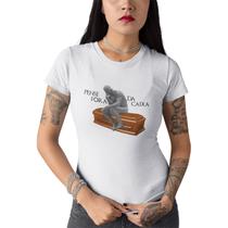Camiseta Feminina Pense Fora da Caixa O Pensador Auguste R
