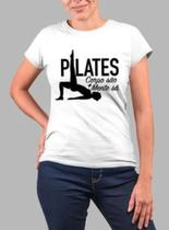 Camiseta Feminina Pilates Corpos São Mentes Sã Baby Look Fisio