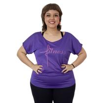 Camiseta Feminina Plus Size Dry Fitness Blusa Academia - FRV Moda Fitness