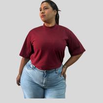 Camiseta feminina plus size t-shirt