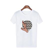Camiseta Feminina plus Size Twin Peaks, Verão 2019, Harajuku, Manga Curta, Gola Redonda, Streetwear
