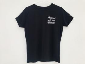 Camiseta feminina preta - Heroína do meu universo