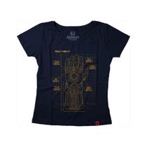 Camiseta Feminina Project Infinity Gauntlet Camiseta Feminina Project Infinity Gauntlet