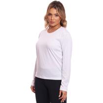 Camiseta Feminina Proteção Solar Manga Longa Adulto Dry Fit