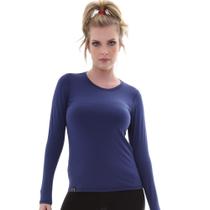 Camiseta Feminina Proteção Solar Uv5+ Manga Longa Slim Fitness