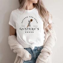Camiseta Feminina Ratatouille - Chef Remy - Estampa Fofa Pixar Y2K