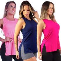 Camiseta Feminina Regata Nadador Dry Fit Tapa Bumbum