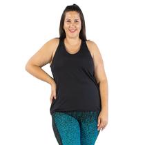 Camiseta Feminina Regata UV 50+ Detalhe Atrás New Trip Preto Camiseta Feminina Regata UV 50+ Detalhe Atrás New Trip Preto