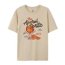 Camiseta Feminina Retrô Aperol Spritz - Estampa Vintage em Algodão Camiseta Feminina Retrô Aperol Spritz - Estampa Vintage em Algodão