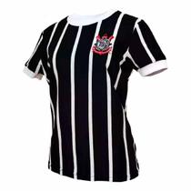 Camiseta Feminina Retrô Corinthians Democracia 1982 Oficial