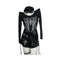 Camiseta Feminina Retro Harajuku Emo Slim Fit Branca De Manga Longa Casual Doce E Picante Moda Dos Camiseta Feminina Retro Harajuku Emo Slim Fit Branca De Manga Longa Casual Doce E Picante Moda Dos